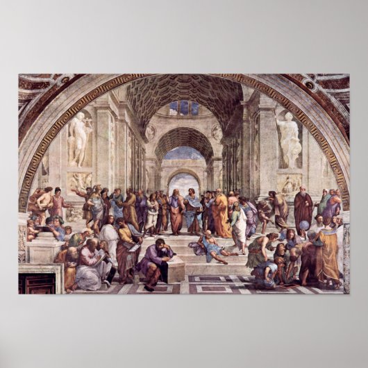 Poster Stanza Della Signatura Au Vatican Pour Le Pape Jui (Devant)