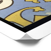 Poster Star and Clef ecclesiastical wallpaper design (Coin)