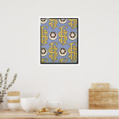 Poster Star and Clef ecclesiastical wallpaper design (Cuisine)