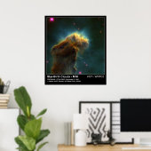 Poster Star Birth Cloud M16 Hubble Telescope Photo (Bureau à domicile)