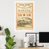 Poster Star Club Baseball 1867 (Bureau à domicile)