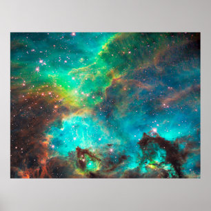 Poster Star Cluster NGC 2074 dans Cosmic Cloud Value