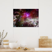Poster Star Cluster NGC 281 Pacman Nebula (Cuisine)