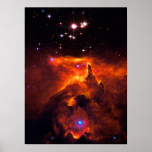 Poster Star Cluster Pismis 24 beauté dans l'espace
