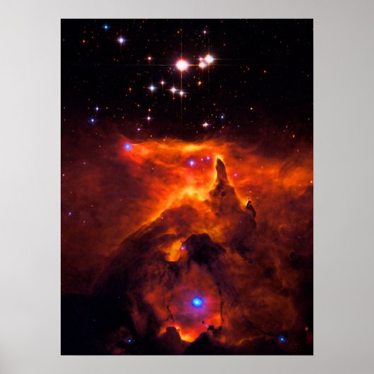 Poster Star Cluster Pismis 24 beauté dans l'espace (Devant)