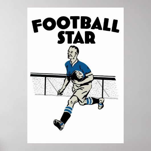 Poster Star de Football (Devant)