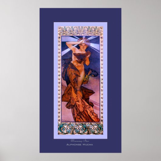 Poster Star du matin ~ Alphonse Mucha (Devant)