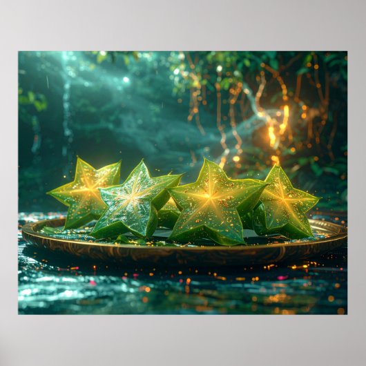 POSTER STAR FRUIT - EXOTIC FRUITS (Devant)