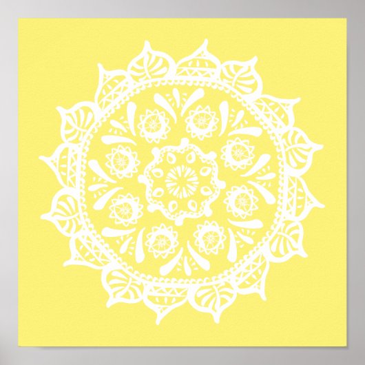 Poster Star Fruit Mandala (Devant)