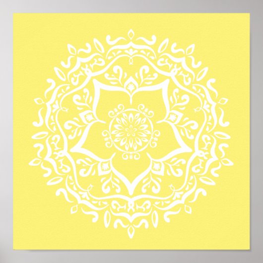 Poster Star Fruit Mandala (Devant)