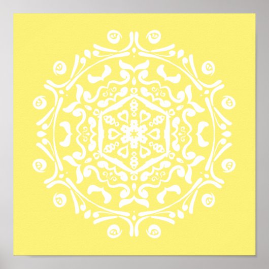 Poster Star Fruit Mandala (Devant)