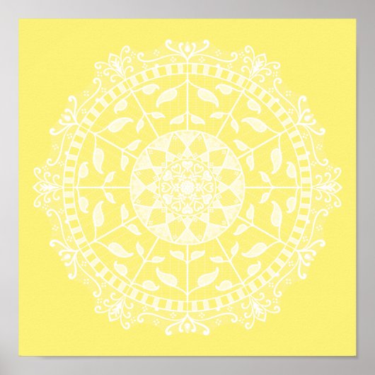 Poster Star Fruit Mandala (Devant)