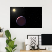 Poster Star Kepler 51 et Trois planètes géantes comme le  (Bureau à domicile)