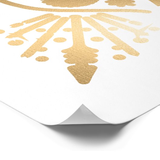 Poster Star & Moon Fortune Teller Monogram & Birth Year (Coin)