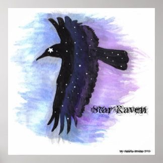 Poster Star Raven, Par Felicia Boites