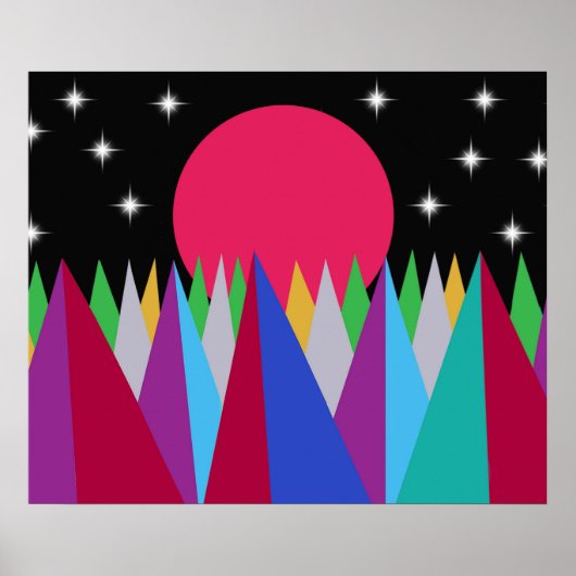 Poster Star Sunset (Devant)
