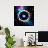Poster Starbright AI Imaginaire Art numérique d' Imprimer (Bureau à domicile)