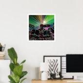 Poster Starburst Drum Rocker (Bureau à domicile)