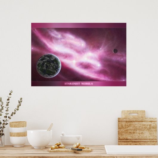 Poster Stardust Nebula (Cuisine)