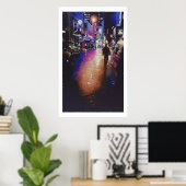 Poster "Stardust" Peinture d'aquarelle de la scène de New (Bureau à domicile)