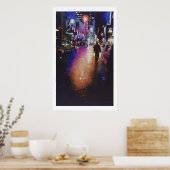 Poster "Stardust" Peinture d'aquarelle de la scène de New (Cuisine)