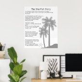 Poster Starfish Story, Starfish Throver, Starfish Poem (Bureau à domicile)