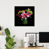 Poster Stargazer Lily Bouquet (Bureau à domicile)
