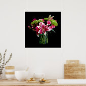 Poster Stargazer Lily Bouquet (Cuisine)