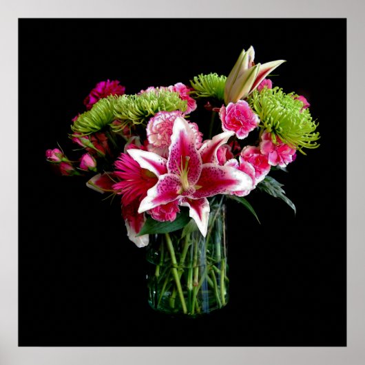 Poster Stargazer Lily Bouquet (Devant)