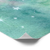 Poster Stark Garden Flower Watercolor Art (Coin)