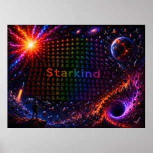 Poster Starkind – Évolution cosmique de la vie
