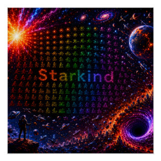 Poster Starkind – Évolution cosmique de la vie