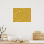 Poster Starlight Boho Gold (Cuisine)