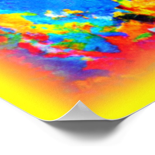 Poster "Starlit Jungle" Belle Peinture. Commandez dès mai (Coin)