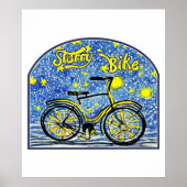 Poster Starry Bike (Devant)