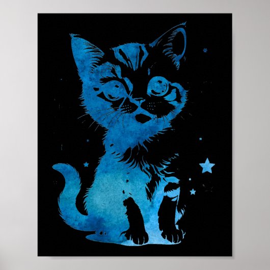 Poster Starry Eyed Kitten (Devant)