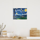 Poster Starry Night Belmont Lancashire (Cuisine)