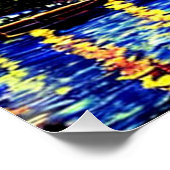 Poster Starry Night Cologne Allemagne Cathédrale (Coin)