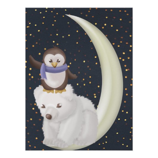 Poster Starry Night Friends (Devant)