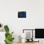 Poster "Starry Night Interprétation" (Bureau à domicile)