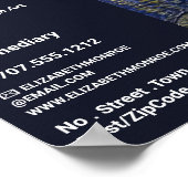 Poster Starry Night Over the Rhone, Concessionnaire d'art (Coin)