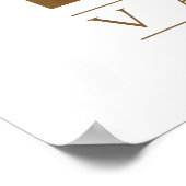 Poster Starry Night Over the Rhone par Vincent Van Gogh (Coin)