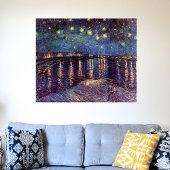 Poster Starry Night Over the Rhone par Vincent van Gogh