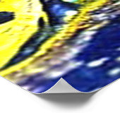 Poster Starry Night Paris France (Coin)