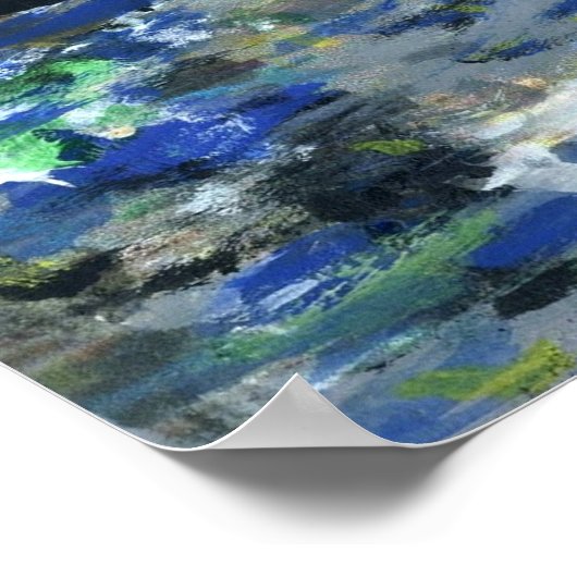 Poster Starry Night River Camp (Coin)