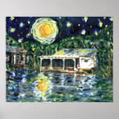 Poster Starry Night River Camp (Devant)