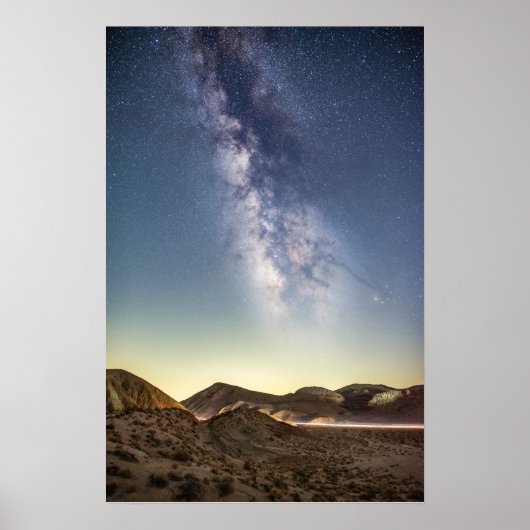 Poster Starry Night Sky Milky Way (Devant)