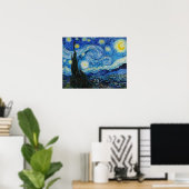 Poster Starry Night Van Gogh (Bureau à domicile)