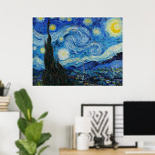 Poster Starry Night Vincent Van Gogh   (Bureau à domicile)