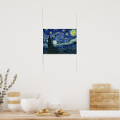 Poster Starry Night Vincent van Gogh Art Peinture (Cuisine)